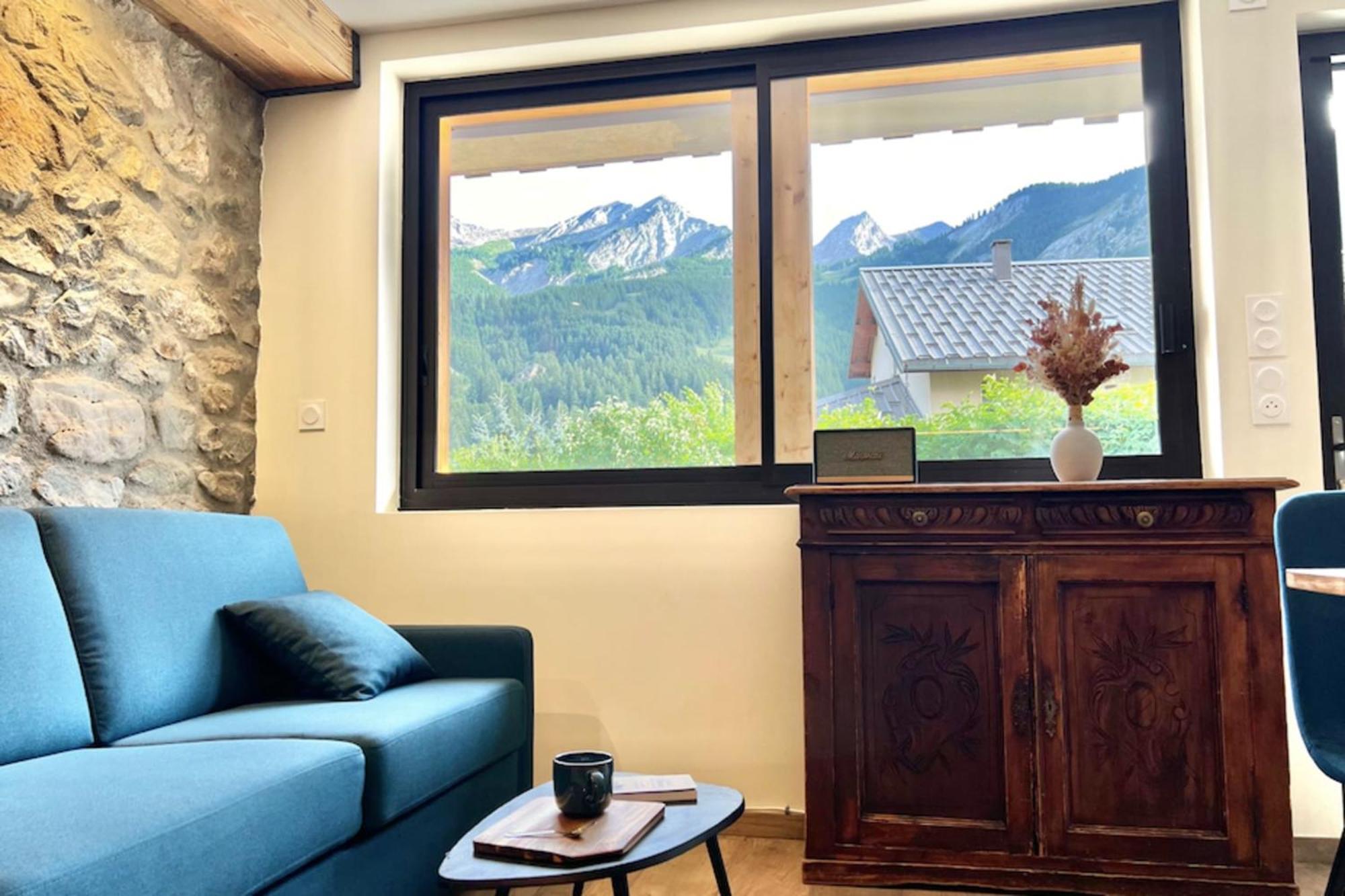 Apartamento T2 With View At The Foot Of The Slopes Le Monêtier-les-Bains Exterior foto